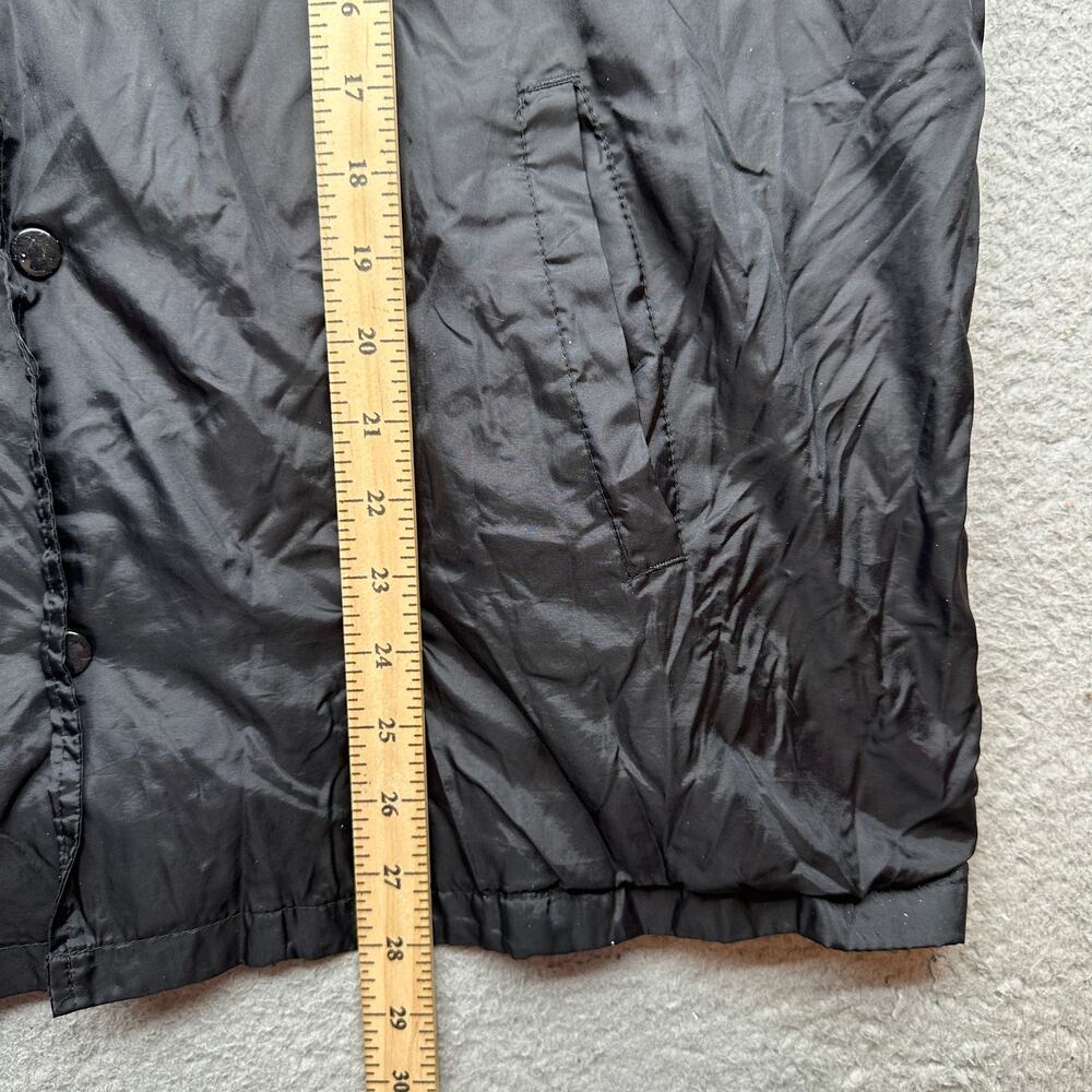 Thrasher Pentagram Coach Windbreaker Jacket Mens XL Black Gold Lined Snap Button - Picture 6 of 16